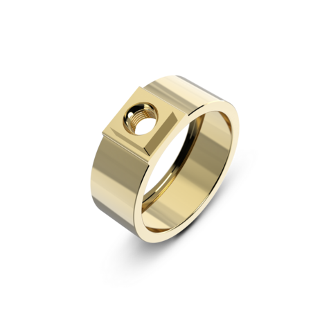 Melano Vivid Vaya Ring Gold Plated