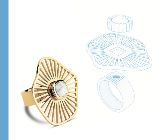 Melano Vivid Frame Artistic Gold Plated