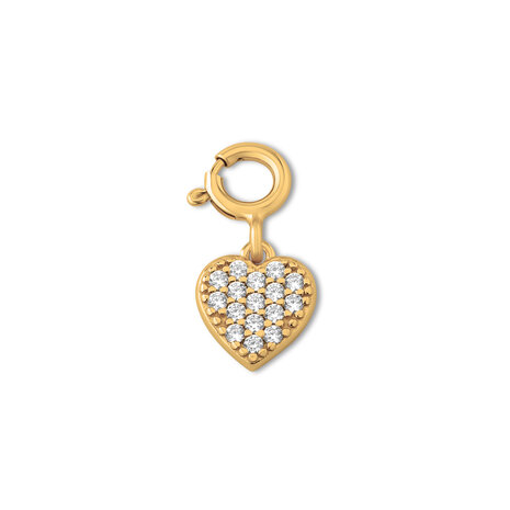 Melano Ornaments Sparkling Heart Hanger Goldplated
