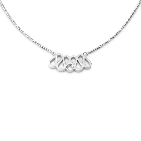Melano Vivid Ketting Veira Zilverkleurig