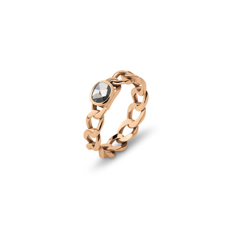 Melano Twisted Tessa Ring Rose Gold Plated