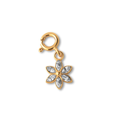 Melano Ornaments Flower Cz  Anhänger Gold Crystal