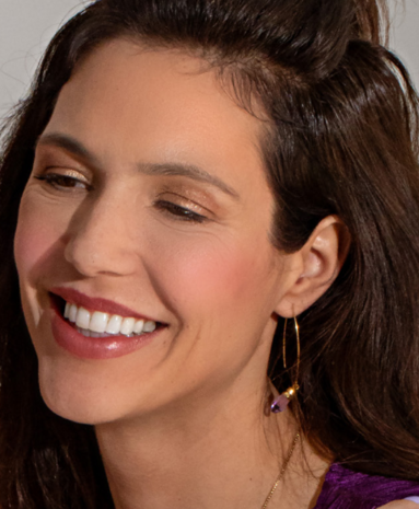 Melano Twisted Tessy Ohrringe Rose Goldfarben