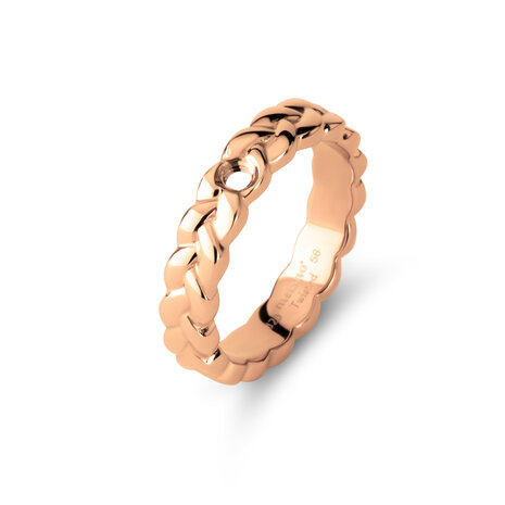 Melano Twisted Tari Ring Rose Gold Plated