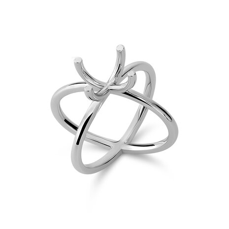 Melano Cateye Ring Charlotte Zilver