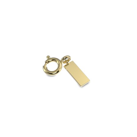 Melano Ornaments Tag Hanger Goldplated