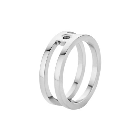 Melano Twisted Ring Trista Stainless Steel Silver-coloured