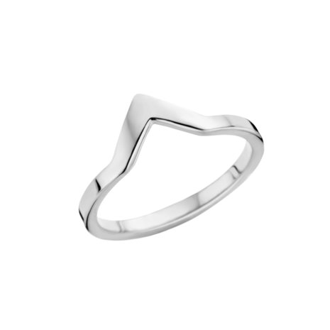 Melano Friends Ring Silver coloured Pointed
