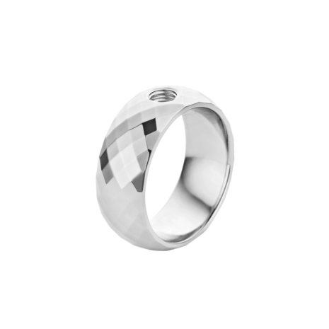 Melano Vivid Ring Vai Edelstaal Zilverkleurig 8mm breed