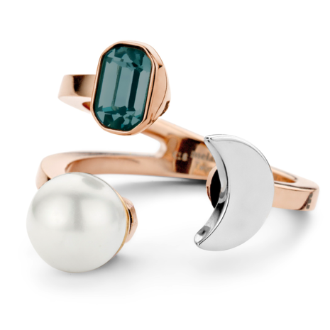 Melano Twisted Trio Ring Goudkleurig