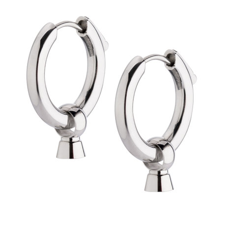 Melano Earring pieces for Twisted Meddy Stainless Steel Silver-coloured