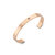 Melano Twisted Wide Bracelet Rose Gold-coloured
