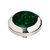 MelanO Vivid Zirkonia Meddy Edelstaal Zilver Emerald Green