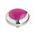 MelanO Vivid Setting Stainless Steel Silver Pink