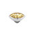 Melano Twisted Aufsatz 8mm Marquise Silberfarben Gold-coloured Shadow