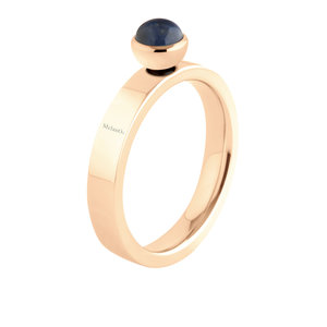 Melano Twisted Stainless Steel Ring Rose Gold-coloured Tatum