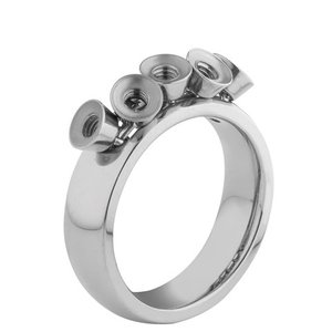 Melano Twisted Ring Tess Stainless Steel Silver-coloured