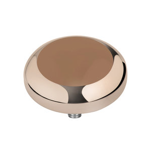 MelanO Vivid Setting Stainless Steel Rose Gold Hazelnut