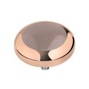 MelanO Vivid Setting Edelstaal Rose Goud Taupe