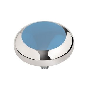 MelanO Vivid Setting Edelstaal Zilver Jeans Blue