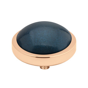 MelanO Vivid Parel Meddy Edelstaal Rose Goud Grey Blue