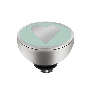 MelanO Twisted Girls Aufsatz Silberfarben Sweet Heart Turquoise