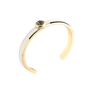 MelanO Vivid  Veronica Resin Bangle Edelstaal White Goud