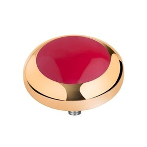 MelanO Vivid Setting Edelstaal Goud Rubin Red