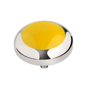 MelanO Vivid Setting Edelstaal Zilver Yellow
