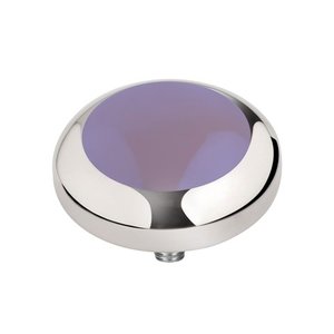 MelanO Vivid Setting Edelstaal Zilver Lavendel
