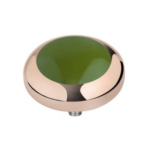 MelanO Vivid Setting Stainless Steel Rose Gold Olive