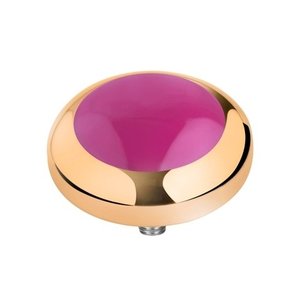 MelanO Vivid Setting Stainless Steel Gold Pink