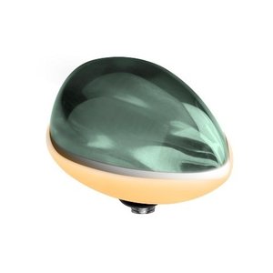 Melano Twisted Aufsatz Pear Transparent Schwarz Goldfarben