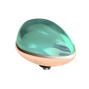 Melano Twisted Aufsatz Pear Turquoise Roségoldfarben