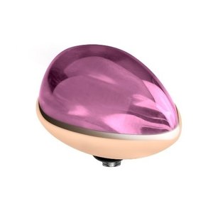 Melano Twisted Meddy Pear Stainless Steel Pink Rose Gold-coloured