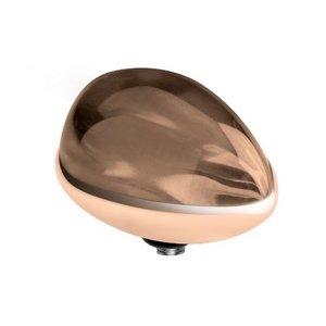 Melano Twisted Meddy Pear Stainless Steel Coffee Rose Gold-coloured