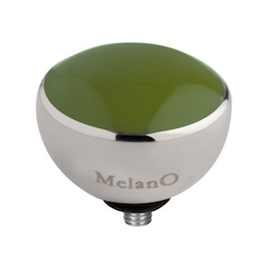Melano Twisted Resin Meddy Stainless Steel Silver-coloured Olive