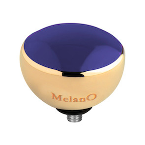 Melano Twisted Resin Meddy Stainless Steel Gold-coloured Blue