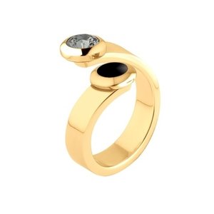 Melano Vivid Ring Vicky 10mm Stainless Steel Gold-coloured