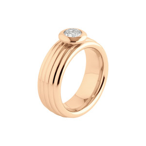 Melano Vivid Ring Roségoldfarben Vera 8mm weit