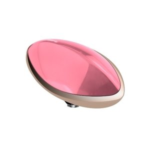 Melano Twisted Meddy Marquise Stainless Steel Rose Gold-coloured Red