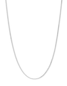 Melano Friends Necklace Flat Wheat Silver-Coloured