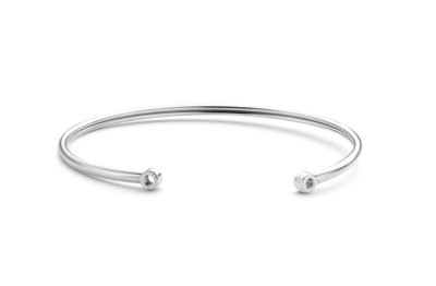 Melano Twisted Open Bracelet Silver-coloured
