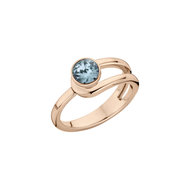 Melano Twisted Ring Taheera Stainless Steel  Rose Gold-coloured