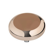 MelanO Vivid Setting Stainless Steel Rose Gold Hazelnut