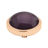 MelanO Vivid Perle Aufsatz Roségoldfarben Aubergine