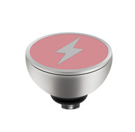 MelanO Twisted Girls Setting Stainless Steel Silver Thunder Pink