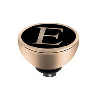 MelanO Twisted Alphabet Setting Stainless Steel Rose Gold E