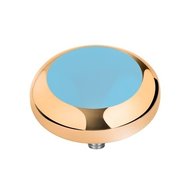 MelanO Vivid Setting Edelstaal Goud Light Blue