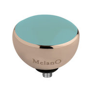 Rubin RedMelano Twisted Resin Meddy Stainless Steel Turquoise